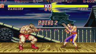 Street Fighter II Champion Edition  Zangief vs Vega 7 [upl. by Aramahs]