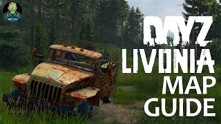 Livonia Loot Routes 1  DayZ Map Guide for Xbox PS4 amp PC [upl. by Ellenoj]