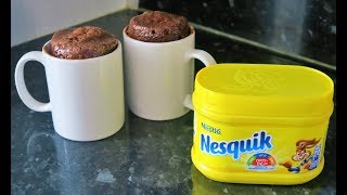 Recette 145  Nesquik Mug Cake [upl. by Thorlay483]