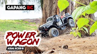 SCX10 ii Power Wagon  First run  110 [upl. by Shama457]