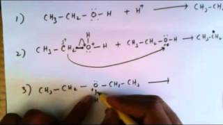 mechanism ethanol to ethoxyethane [upl. by Name]