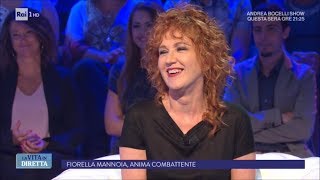 Intervista a Fiorella Mannoia anima combattente  La Vita in Diretta 15092017 [upl. by Shayna]