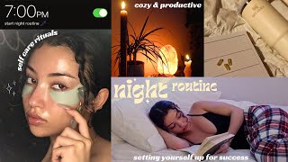 THE NIGHT ROUTINE THAT CHANGED MY LIFE  easy tips to form healthy habits for happiness amp success [upl. by Dudden]