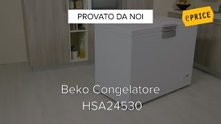 Video Recensione Congelatore Orizzontale Beko HSA2453 [upl. by Eirhtug]