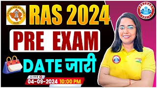 RPSC RAS New Vacancy 2024  RAS Exam Date 2024  RAS Pre Syllabus 2024  by Monika Mam [upl. by Assirek]