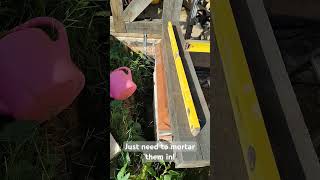 Shed status update  porch plinths getting there [upl. by Lemrac]