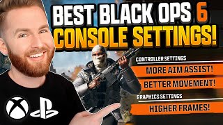 ADVANCED CONSOLE SETTINGS Hidden Black Ops 6 Best Settings For PS5XBOX Graphics Controller Etc [upl. by Irak660]