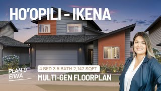 Hoopili Ikena MultiGen House 4 Bed 35 Bath  Plan 9  Eiwa Separate ADU [upl. by Zacek]