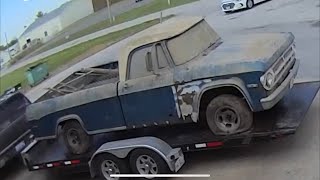 1970 Dodge D100 Sweptline WILL IT RUN 383 Big Block Donor truck [upl. by Gombach27]