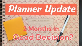 LAUREL DENISE PLANNER UPDATE Still the right planner for me [upl. by Lrae]