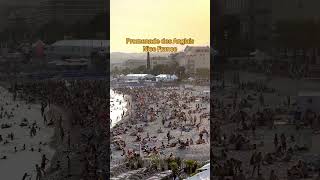 Promenade des Anglais — beach Travel bestplacetotravel Nice France promenadedesanglais [upl. by Alihet909]