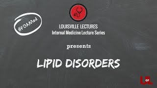 Lipid Disorders with Dr Sri Mokshagundam [upl. by Darce654]