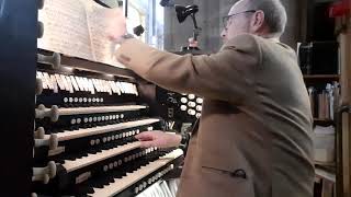 RHEINBERGER Adagio espressivo Sonata No 2  Peter Dyke Hereford Cathedral organ [upl. by Rolland]