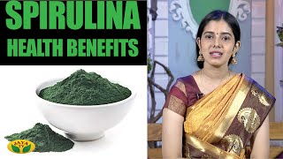 Spirulina  Health Benefits  Nutrition Diary  Adupangarai  Jaya TV [upl. by Zetrauq820]