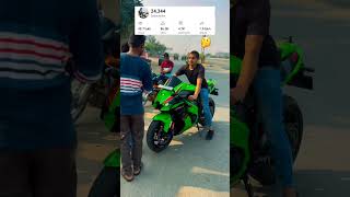 Friends plz 1 lakh subscriber kara do zx10r bikelover bikeride shorts vmr [upl. by Irbmac856]