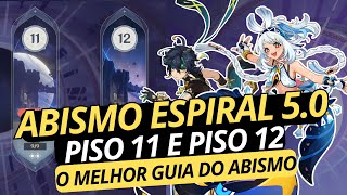 Como PASSAR NO ABISMO ESPIRAL 50 Piso 11 e 12 Guia e Dicas  Genshin Impact [upl. by Faxan]