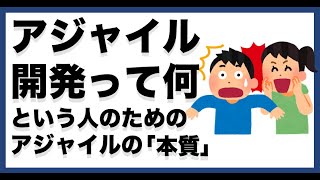 アジャイルが何なのか絶対に理解できます。アジャイル迷子のための「アジャイルの本質」 [upl. by Nagah]