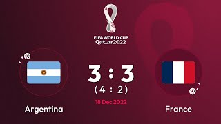 Argentina Vs France 3342 World Cup Final Highlights HD amp All Goals 2022 argentina france [upl. by Lockhart]