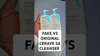 Fake VS Original Cerave SA Smoothing cleanser How to easily identify cleanser cerave fake [upl. by Enelhtac]