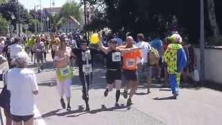 Marathon du vignoble dAlsace 2013  Finish in Molsheim Alsace [upl. by Leacim]