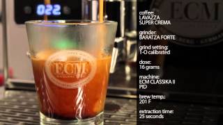 Friday Shots Lavazza Super Crema on ECM Classika II PID [upl. by Gimpel]