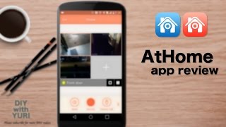 AtHome app review turn your old smartphone into a do it yourself home security system [upl. by Bathsheeb]