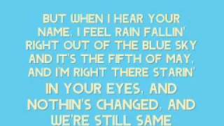 On Screen Lyrics Keith Anderson  Every Time I Hear Your Name [upl. by Chatterjee]