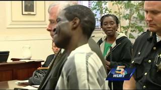 Convicted killer laughs as victims sister addresses court at sentencing [upl. by Enylecoj]