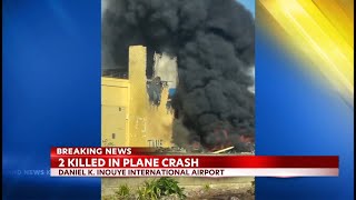 Kamaka Air plane crash near Honolulu airport ends in 2 deaths [upl. by Mohammed341]