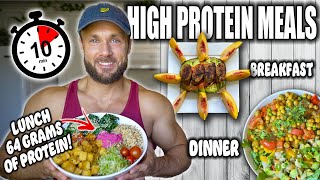 10 Minute Vegan Meals  High Protein amp Delicious 🔥 [upl. by Valerian908]