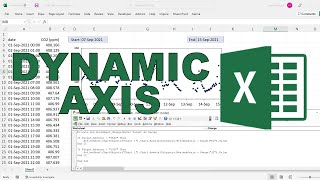 Link chart axis maximum and minimum to cells  Excel [upl. by Itisahc]