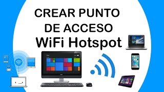 Cómo compartir el Internet desde PC  WIFI Hostpot [upl. by Tyrone]