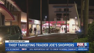 Thief targeting Trader Joes shoppers [upl. by Yenahteb]