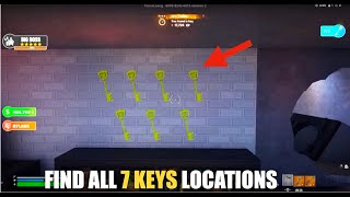 PRISON TYCOON MAP FORTNITE CREATIVE  HOW TO FIND ALL 7 KEYS LOCATIONS [upl. by Susanne550]