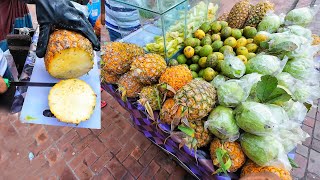 special  pineapple recipe  street food in Dhaka🍍🍍 [upl. by Nikolaus565]