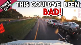 Truckers Edition Nó 74Road Rage Bad Drivers Brake Checks Dashcam caught  Instantkarma [upl. by Hands]