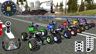 Offroad Outlaws New Update Extreme Dirt Quad Bike Racing Multiplayer Impossible Android 3D Gameplay [upl. by Ruskin]