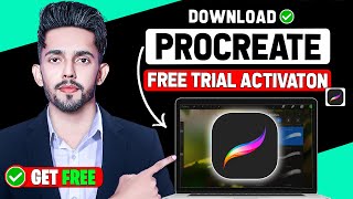 How To Download Procreate Trial For Free 2024 New Method [upl. by Sordnaxela]