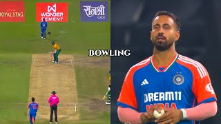 Ramandeep Singh Bowling Today Match  Ramandeep Singh Bowling Vs South Africa  Ramandeep Singh [upl. by Edmon]