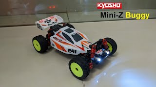 Kyosho MiniZ Buggy Readyset Turbo Optima Mid Special White 32092W MB010 Chassis [upl. by Nolak]