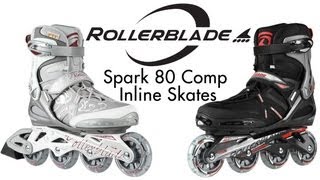 Rollerblades Spark 80 Comp Inline Skates Review [upl. by Norramic]