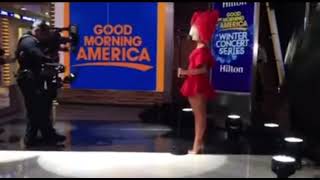 Sia  Chandelier live on GMA 29th january 2016 [upl. by Irma833]