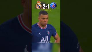 Real Madrid 🇪🇸 VS PSG 🇫🇷 UCL 2022 Mbappe Offside Benzema Aura [upl. by Kylen905]