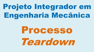 Processo Teardown [upl. by Ahsiuqel]