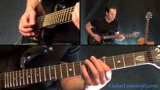 Back In Black Guitar Lesson Pt1  ACDC  All Riffs [upl. by Evoy]