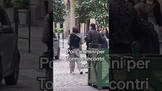 Renato Zero a passeggio per Torino [upl. by Htelimay14]