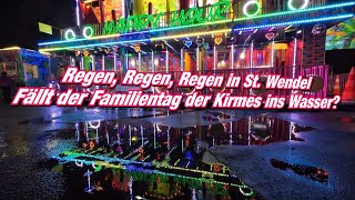 Familientag auf der Kirmes St Wendel 2023  fällt die Kirmes ins Wasser [upl. by Ai]