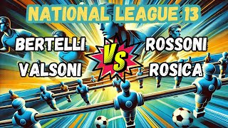 Finale Vincenti 🏆Valsoni  Bertelli VS Rossoni  Rosica  National League 13 [upl. by Rimhsak915]