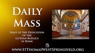 Daily Mass Saturday November 9 2024 [upl. by Monda394]