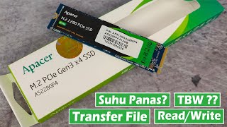 Review SSD NVME APACER AS2280P4 512GB Salah Satu NVME Harga Terjangkau Gimana Kualitasnya [upl. by Eaj138]